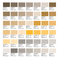 Acryl Fassadenfarbe, Hausfarbe, Außenfarbe, nach Caparol 3D-System Plus Farbkarte - Matt