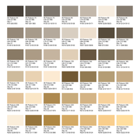 Acryl Fassadenfarbe, Hausfarbe, Außenfarbe, nach Caparol 3D-System Plus Farbkarte - Matt