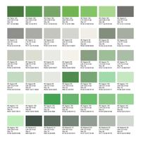 Acryl Fassadenfarbe, Hausfarbe, Außenfarbe, nach Caparol 3D-System Plus Farbkarte - Matt