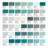 Acryl Fassadenfarbe, Hausfarbe, Außenfarbe, nach Caparol 3D-System Plus Farbkarte - Matt