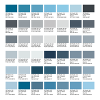 Acryl Fassadenfarbe, Hausfarbe, Außenfarbe, nach Caparol 3D-System Plus Farbkarte - Matt