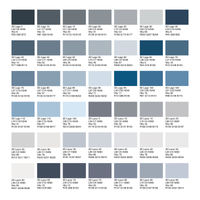 Acryl Fassadenfarbe, Hausfarbe, Außenfarbe, nach Caparol 3D-System Plus Farbkarte - Matt