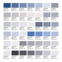 Acryl Fassadenfarbe, Hausfarbe, Außenfarbe, nach Caparol 3D-System Plus Farbkarte - Matt