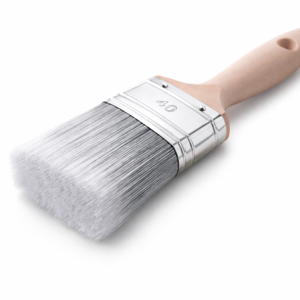Profi Lackpinsel 40 mm –  Stärke 9, für präzise Kanten & Ausbesserungen