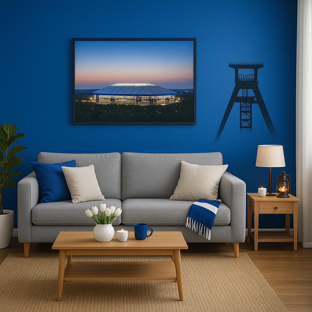 Innenfarbe, Wandfarbe, Königsblau, Fanfarbe - Matt