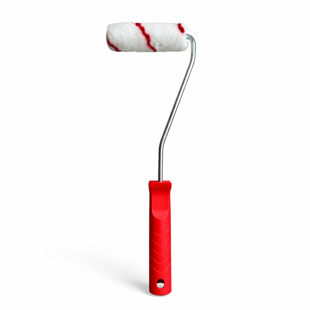 10 cm Universal Farbroller mit Griff, für Wand-, Decken- & Fassadenfarben, für alle Untergründe