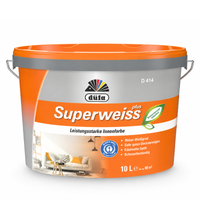 düfa Superweiss Plus, Innenfarbe Weiß – Deckenfarbe & Wandfarbe, hochdeckend, matt, konservierungsmittelfrei