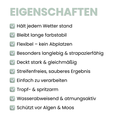 10 L Acryl Fassadenfarbe, Hausfarbe, Außenfarbe, RAL Farbwahl - MATT