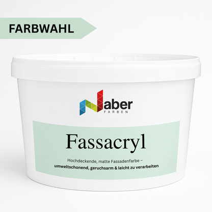 5 L Acryl Fassadenfarbe, RAL Farbwahl - MATT (RAL 1000 - 6007)
