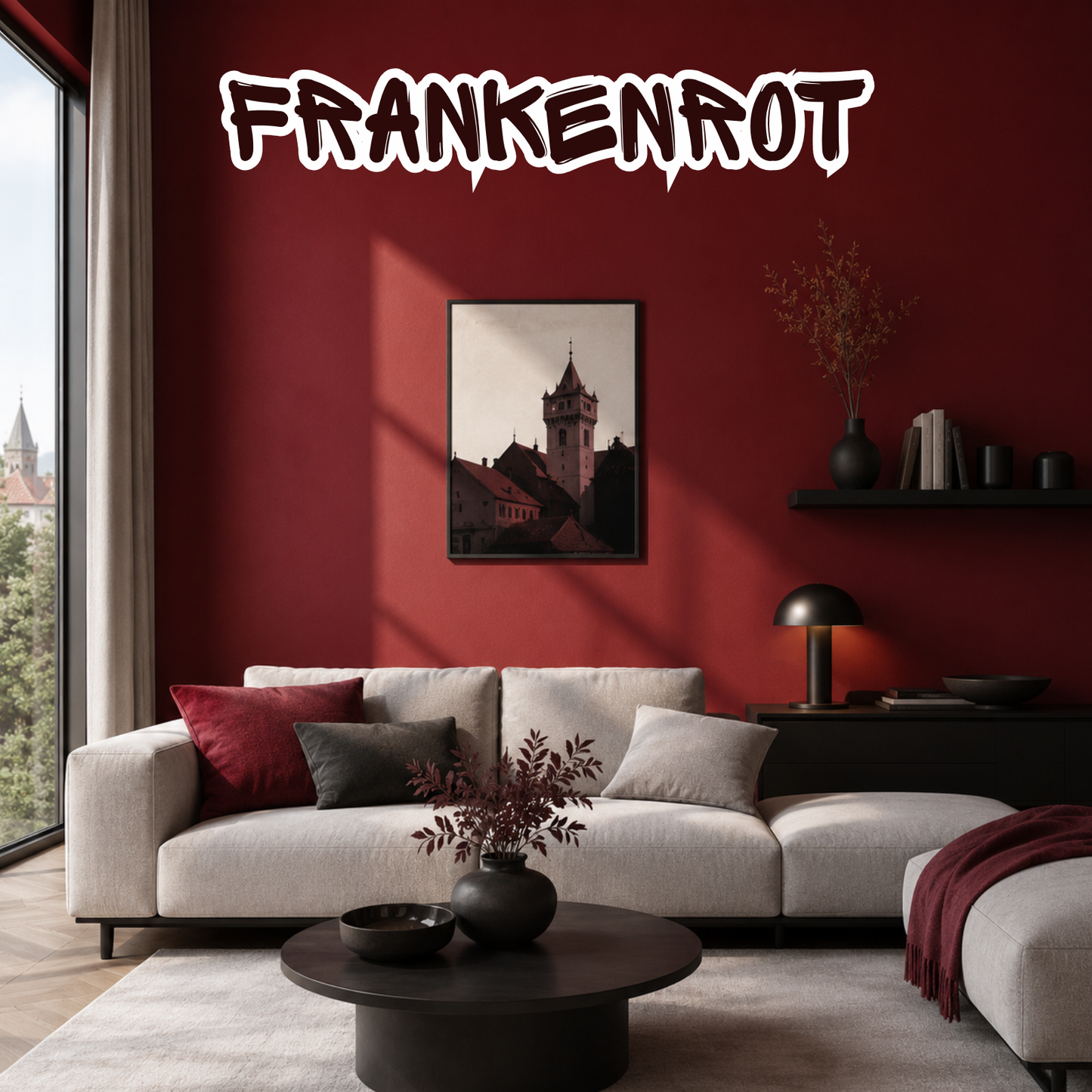 Innenfarbe, Wandfarbe, Frankenrot, Nürnberg Vereinsfarbe - Matt
