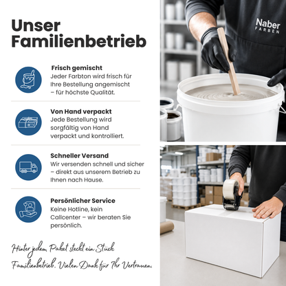 Küchen und Badfarbe, Abwaschbare Wandfarbe, Schimmelresistent, Farbwahl - MATT