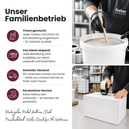 1 L Latexfarbe, Abwaschbare Wandfarbe, RAL Farbwahl - MATT