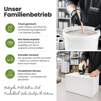 2,5 L Wetterschutzfarbe, Holzfarbe, Holzschutzfarbe, Deckend, RAL Farbwahl - Seidenmatt
