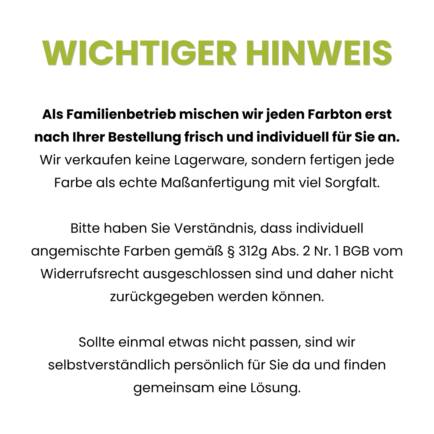 1 L Acryl Buntlack, 3 in 1, Möbellack, Möbelfarbe, Spielzeugfarbe, Holzlack, RAL Farbwahl - Matt