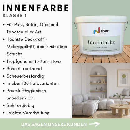 375 ml Innenfarbe, Wandfarbe, Farbwahl - MATT