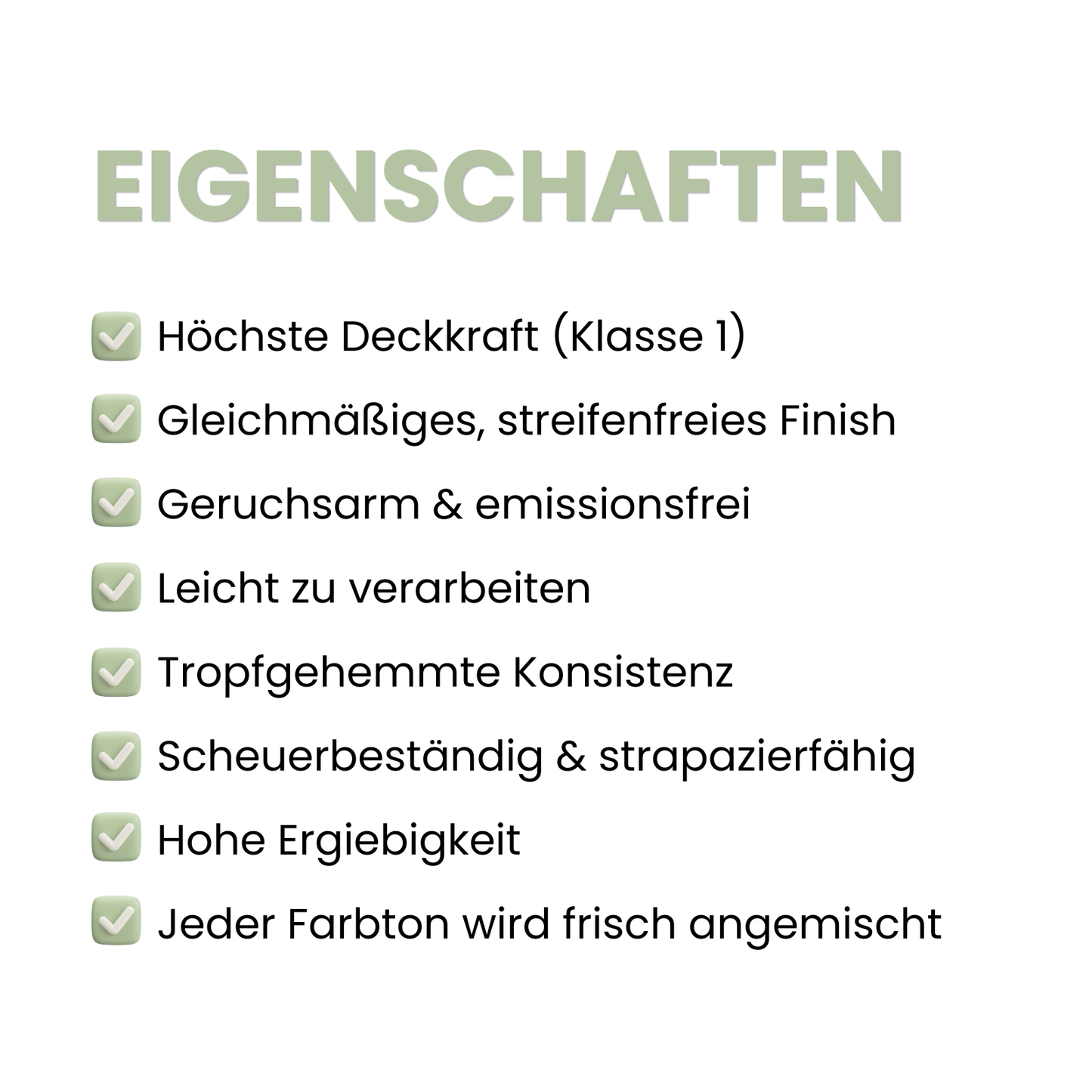 Innenfarbe, Wand- & Deckenfarbe, Hochdeckend, nach Caparol 3D-System Plus Farbkarte - Matt