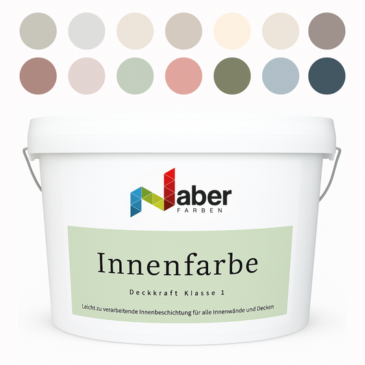 Innenfarbe, Wandfarbe, Farbwahl, Profi-Qualität - MATT