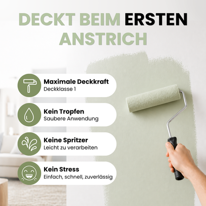 Innenfarbe, Wandfarbe, Farbwahl, Profi-Qualität - MATT