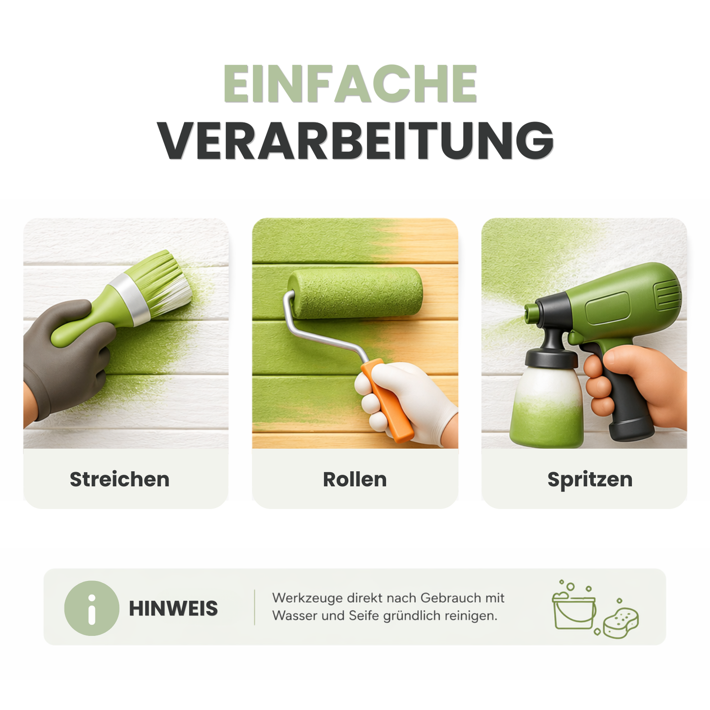 Innenfarbe, Wandfarbe, Farbwahl, Profi-Qualität - MATT