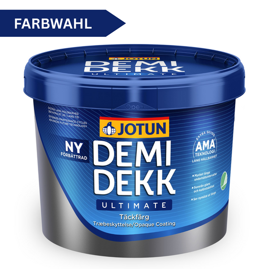 10 L Jotun DEMIDEKK ULTIMATE Täckfärg, Deckende Holzfarbe, RAL Farbwahl