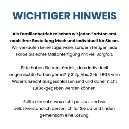 5 L Kinderzimmer Wandfarbe, Kinderzimmerfarbe, Abwaschbare Innenfarbe, Scheuerbeständig, RAL Farbwahl - MATT