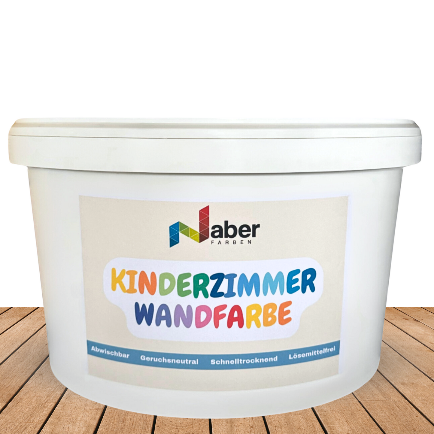 2,5 L Kinderzimmer Wandfarbe, Kinderzimmerfarbe, Abwischbar, Scheuerbeständig, RAL Farbwahl  - MATT (RAL 6008 - 9018)