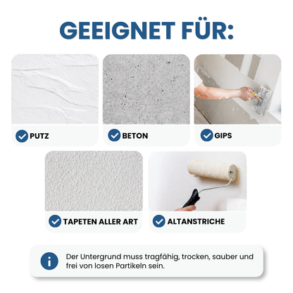 10 L Küchen und Badfarbe, Abwaschbare Wandfarbe, Schimmelresistent, RAL Farbwahl - MATT