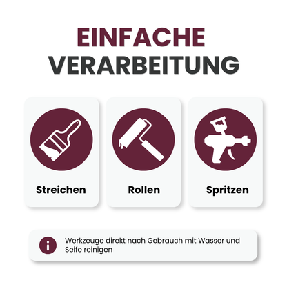 10 L Latexfarbe, Abwaschbare Wandfarbe, RAL Farbwahl - MATT
