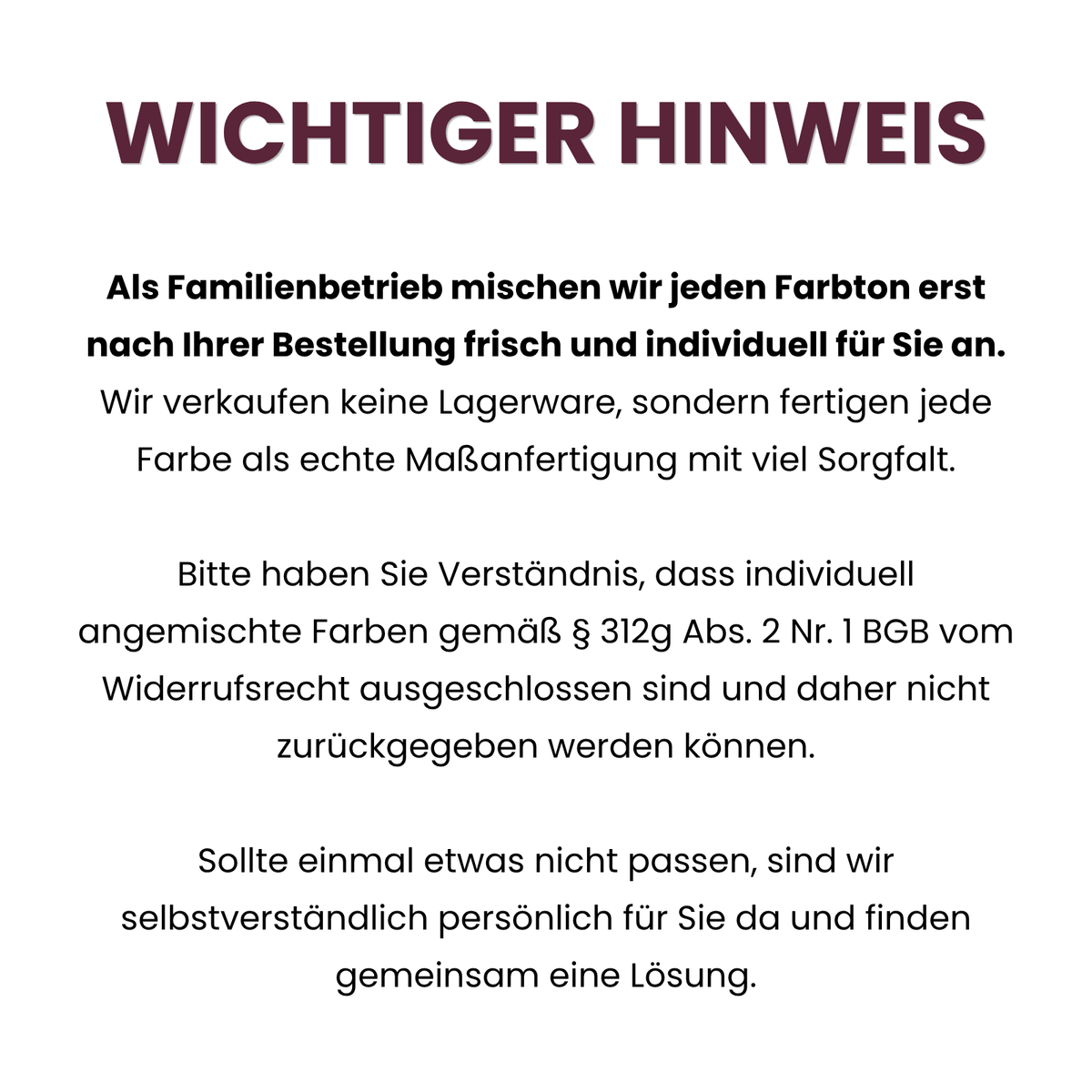 1 L Latexfarbe, Abwaschbare Wandfarbe, RAL Farbwahl - MATT