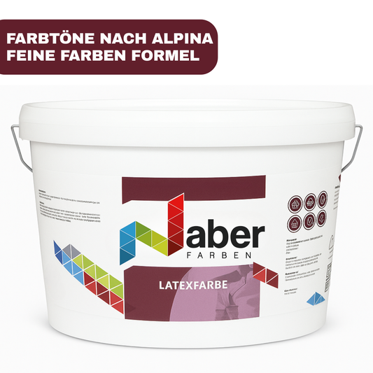 Latexfarbe, Innenfarbe, Abwaschbar, Feine Farben, Farbwahl - MATT