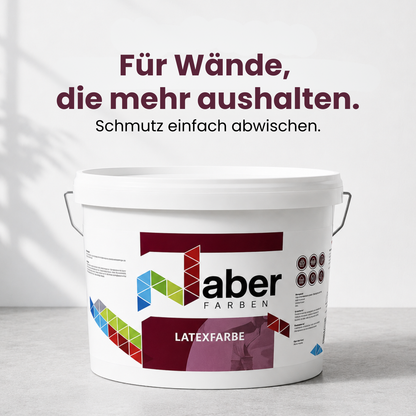 1 L Latexfarbe, Abwaschbare Wandfarbe, RAL Farbwahl - MATT