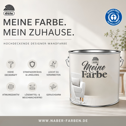 düfa Meine Farbe – Hochdeckende Innenfarbe für Wände & Decken | Edelmatt, Konservierungsmittelfrei