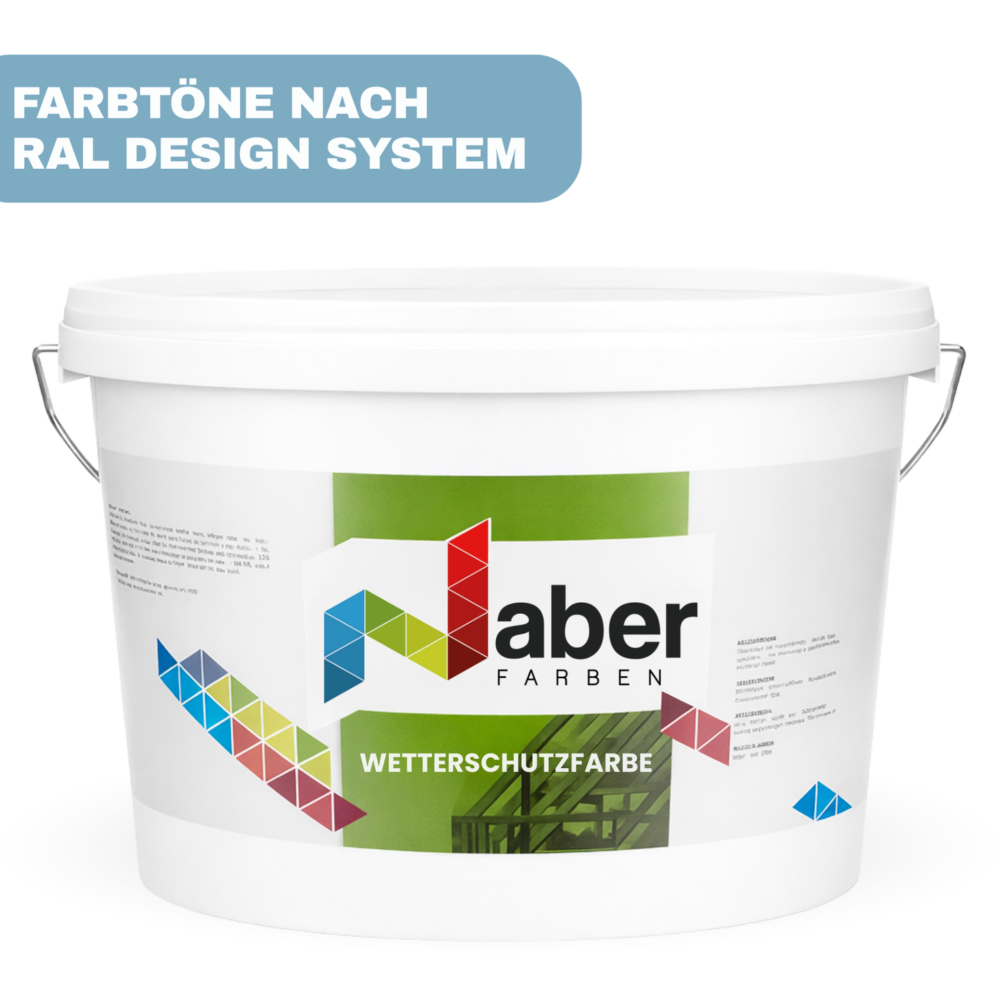 Wetterschutzfarbe, Holzfarbe, Holzschutzfarbe, Deckend, nach RAL Design Farbkarte - Seidenmatt