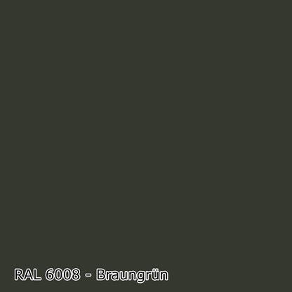 2,5 L Wetterschutzfarbe, Holzfarbe, RAL Farbwahl - SEIDENMATT (RAL 6008 - 9018)