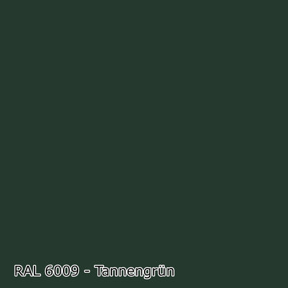 1 L Wetterschutzfarbe, Holzfarbe, RAL Farbwahl - SEIDENMATT (RAL 6008 - 9018)