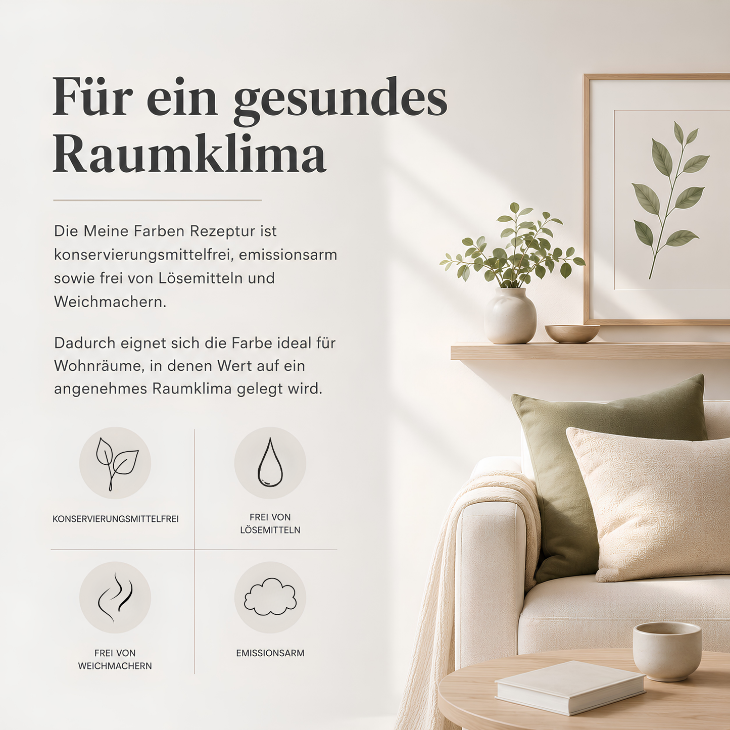 düfa Meine Farbe – Hochdeckende Innenfarbe für Wände & Decken | Edelmatt, Konservierungsmittelfrei