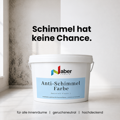 Antischimmelfarbe, Feuchtraumfarbe, Schimmelhemmende Innenfarbe, Farbwahl - MATT
