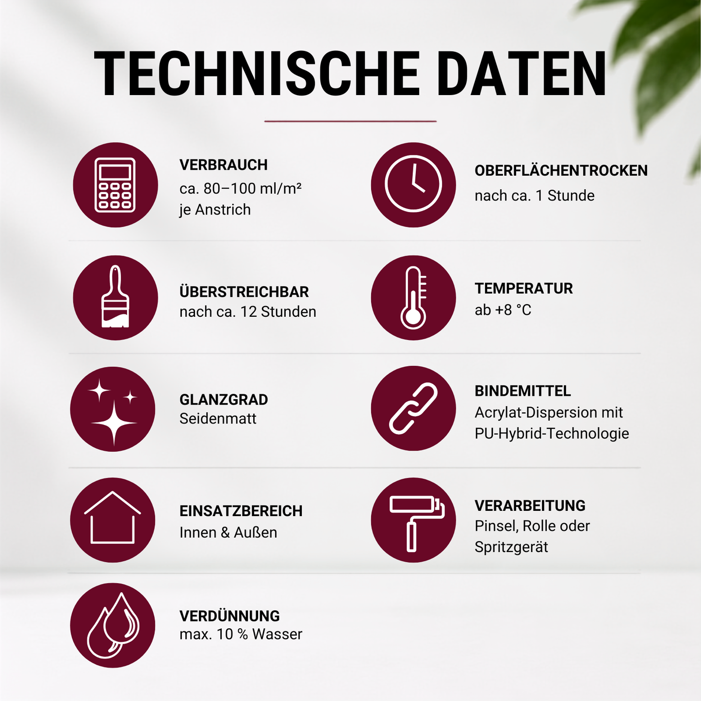750 ml düfa PREMIUM Seidenmattlack – Hochwertiger PU-Hybrid-Lack für Innen & Außen | Wasserbasiert & Strapazierfähig