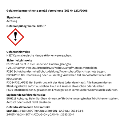 1 L Latexfarbe, Abwaschbare Wandfarbe, RAL Farbwahl - MATT