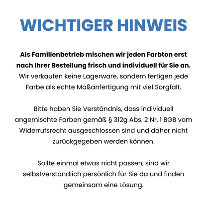Fenster & Türenlack 3in1, Ventilack auf Wasserbasis, Farbwahl – Seidenmatt