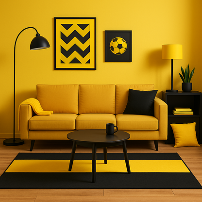 Innenfarbe, Wandfarbe, Westfalengelb, Fanfarbe - Matt