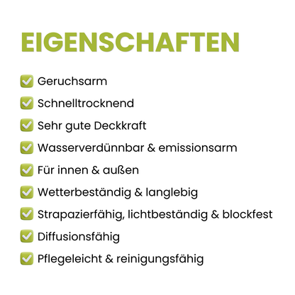 Acryl Buntlack 3 in 1, Wasserbasierter Holz- & Möbellack ohne Schleifen, Wasserbasiert, Farbwahl - Seidenmatt