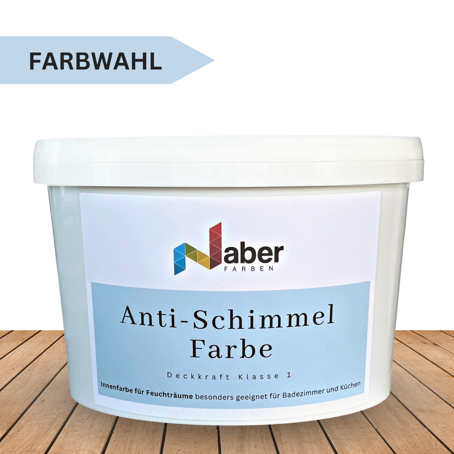 10 L Antischimmelfarbe, Feuchtraumfarbe, RAL Farbwahl - MATT