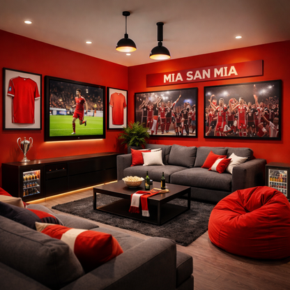 Innenfarbe, Wandfarbe, Bavariarot, Fanfarbe - Matt