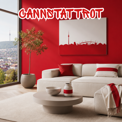 Innenfarbe, Wandfarbe, Cannstattrot, Stuttgart Vereinsfarbe - Matt