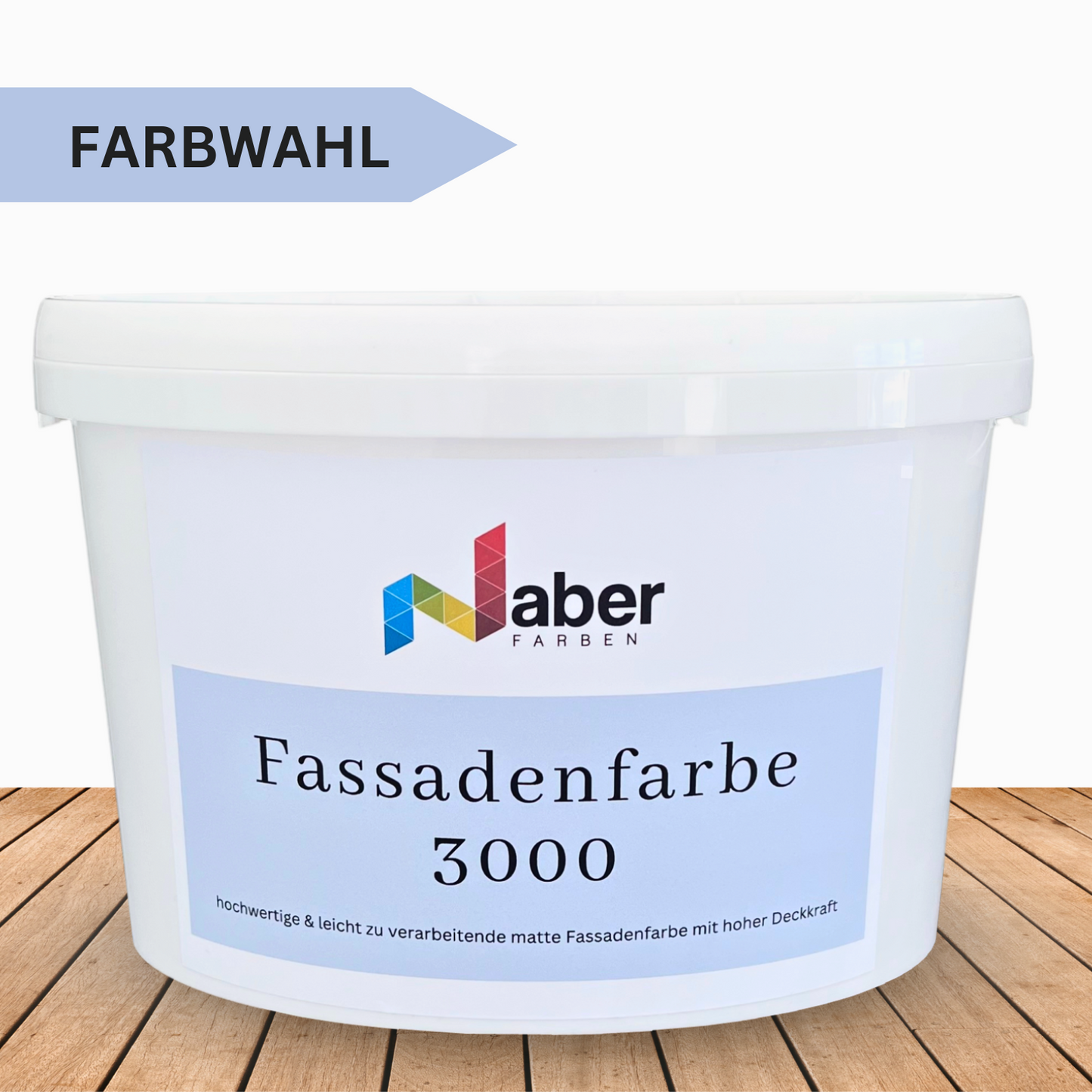 2,5 L Fassadenfarbe 3000, Umweltschonend, alle Untergründe, RAL Farbwahl - MATT