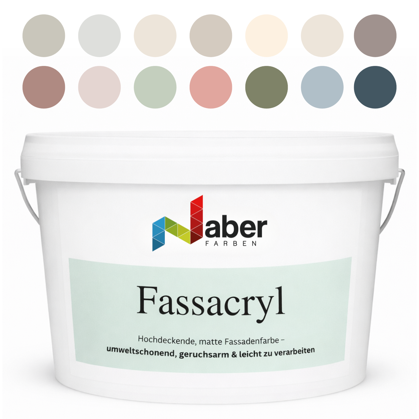 Acryl Fassadenfarbe, Hausfarbe, Außenfarbe, Farbwahl - Matt