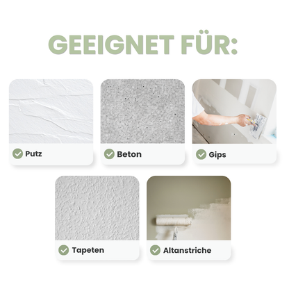 Naber Farben Innenfarbe, Matt, Wand- & Deckenfarbe, Feine Farben Farbtöne, Profiqualität
