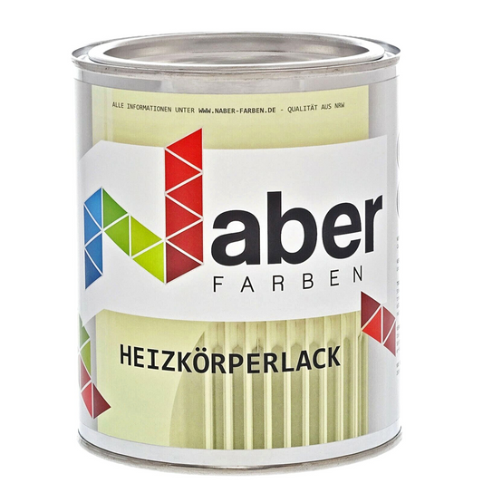 1 L Heizkörperlack, Heizungslack, WEISS - SEIDENMATT