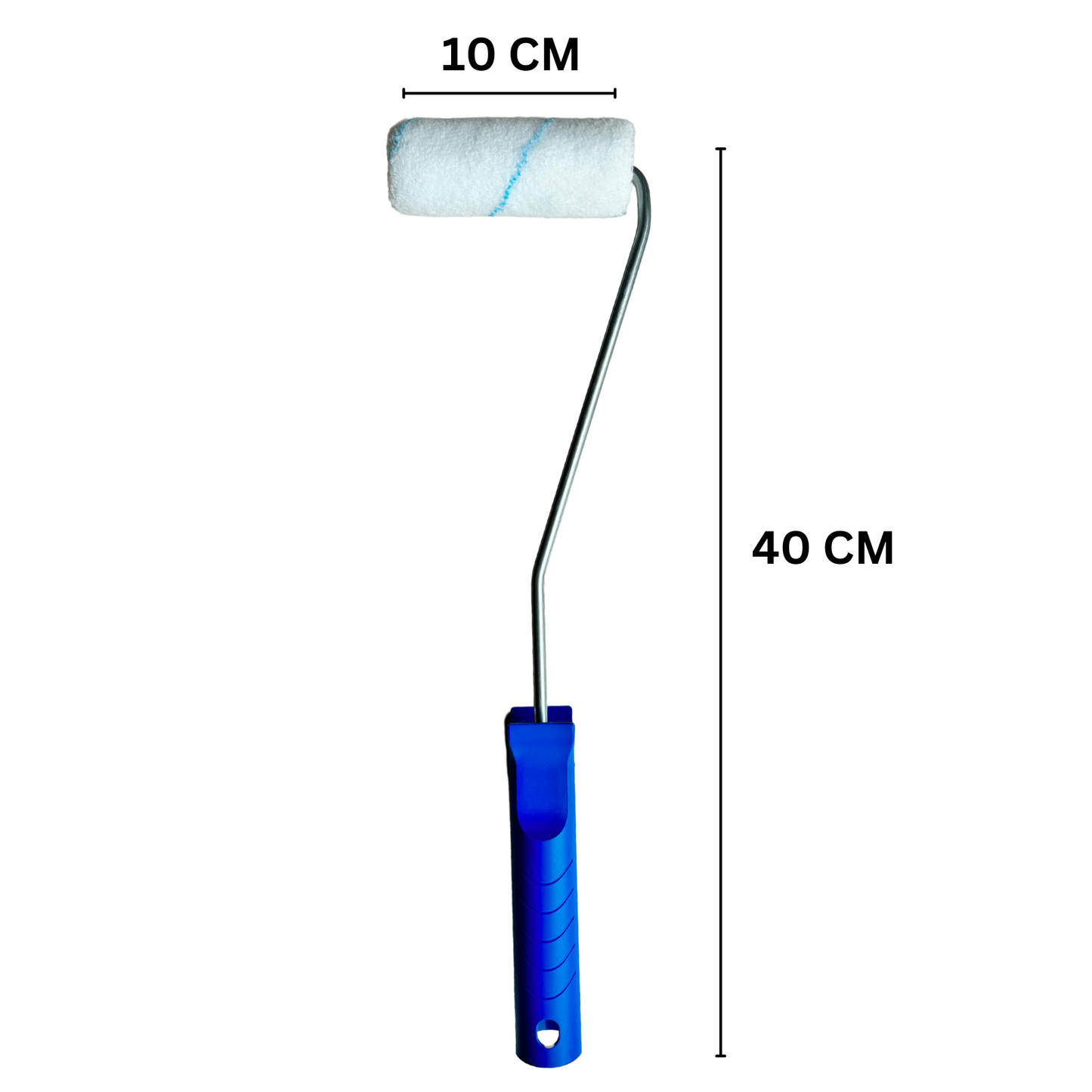 10 cm Highpet Lackierwalze (Medi) mit Griff, alle Lacke, für strukturierte Untergründe